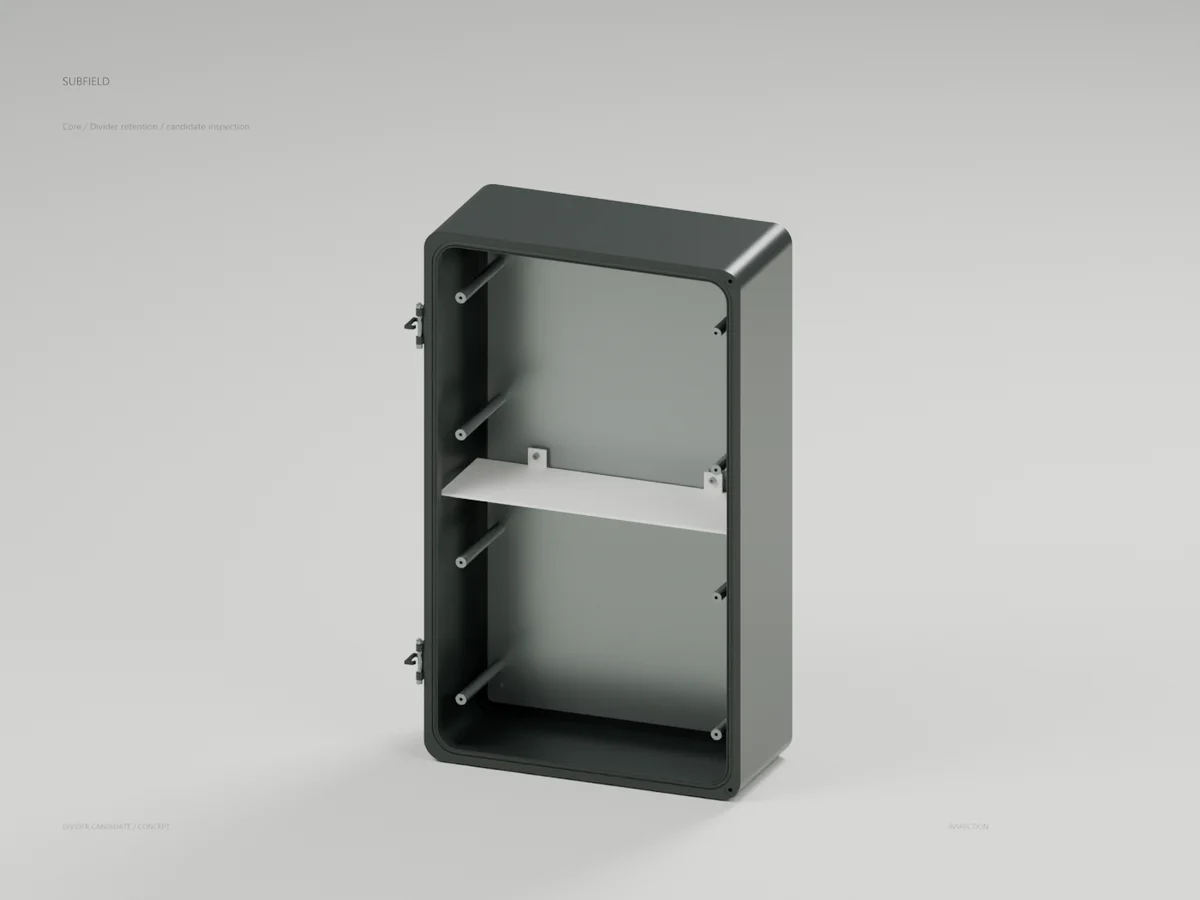 Core Divider Retention Study / inspection