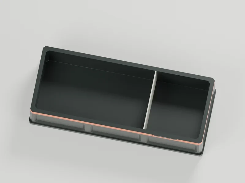 SUB2000 — Horizontal cutaway. Development CAD; not a manufacturing release.