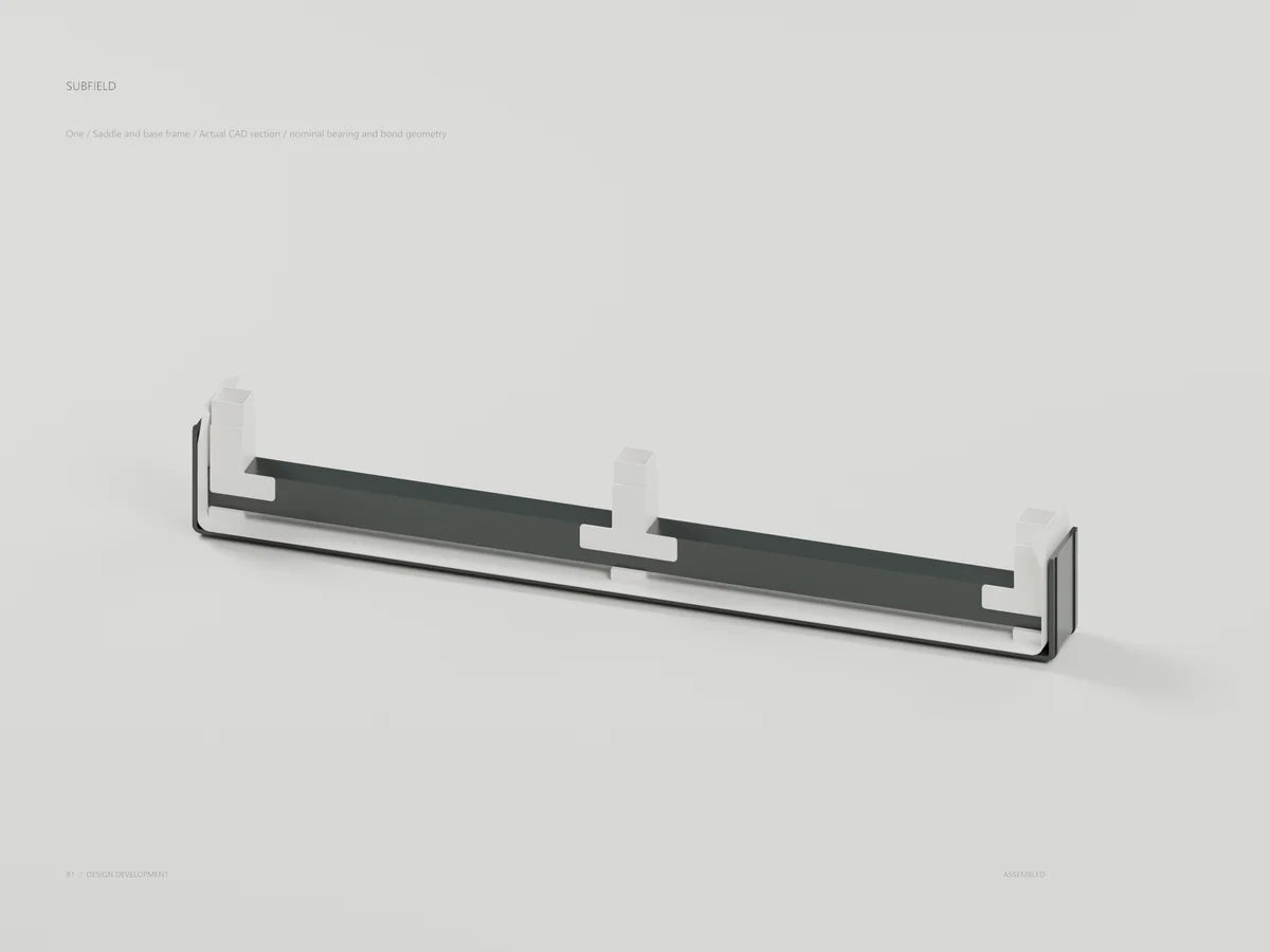 Frame / actual CAD section