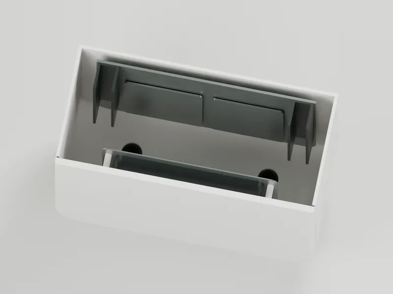 Controller — Horizontal cutaway. Development CAD; not a manufacturing release.