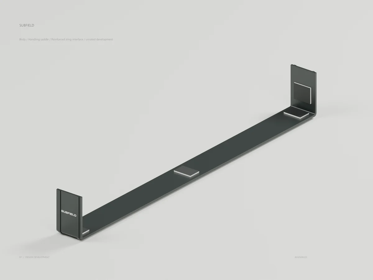 Saddle / separate bearing and bond parts