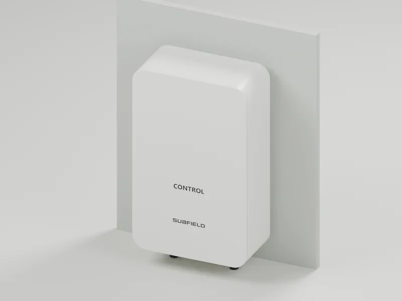 Controller — Placement illustration. Illustrative placement context; not an approved installation, clearance or burial design.