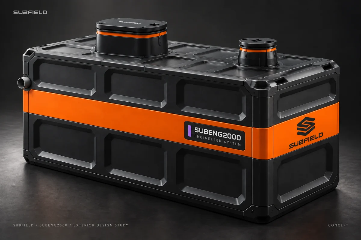 SUBENG2000 protective-case tank with violet model badge